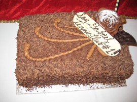Mmmm...Delicious Parisian Chocolate Cake "San Gabriel Tennis Club #1"